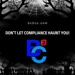 Spooky Halloween-themed image representing the fear of compliance mistakes and Form 5500 penalties, with a dark background and haunted atmosphere