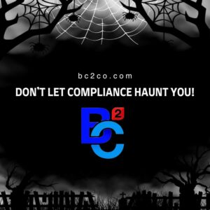 Spooky Halloween-themed image representing the fear of compliance mistakes and Form 5500 penalties, with a dark background and haunted atmosphere.